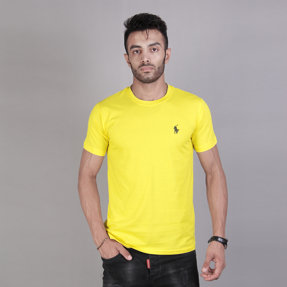 تی شرت پنبه polo زرد